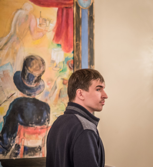 Förhandsfavoriten GM Dmitrij Andrejkin är en av dem som kan vinna. (Foto: Lars OA Hedlund)
