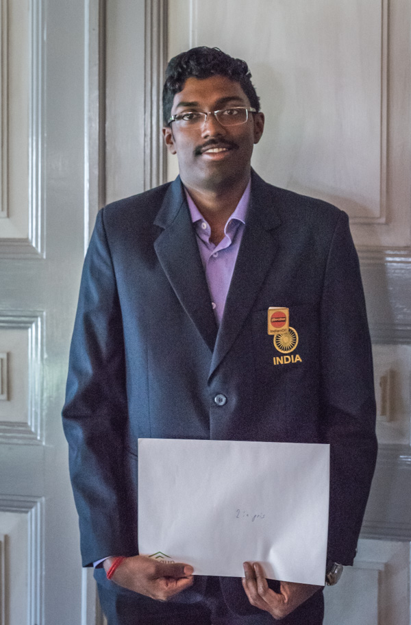 2. GM B. Adhiban (Foto: Lars OA Hedlund)