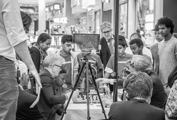 Livesändning från finalpartiet (Foto: Lars OA Hedlund) 