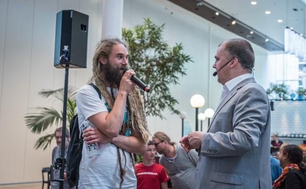 Promoe och Carl Fredrik Johansson (Foto: Lars OA Hedlund) 