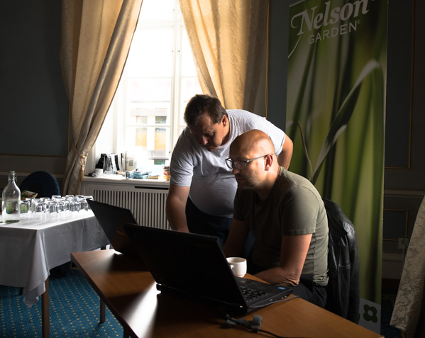 Anders Hansen och Jesper Hall (Foto: Lars OA Hedlund)