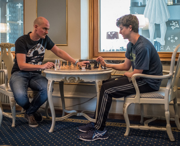Kim Nygren vann mot FM Jesper Söndergård. (Foto: Lars OA Hedlund)