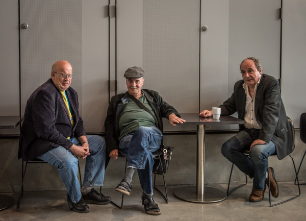 "Tre gentlemän" (Foto: Lars OA Hedlund)