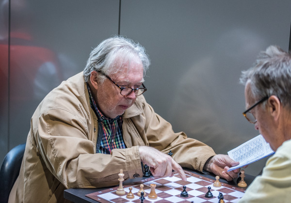Nils-Åke Malmdin spelar i VeteranSM. (Foto: Lars OA Hedlund)