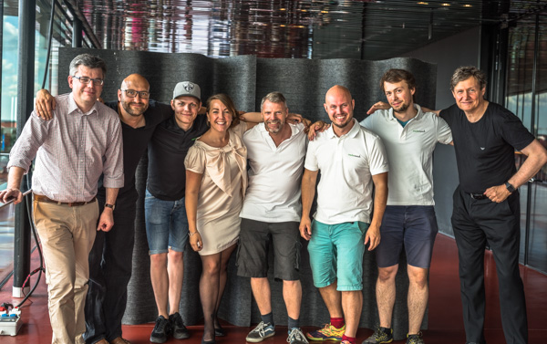 "TV-gänget" (Foto: Lars OA Hedlund)