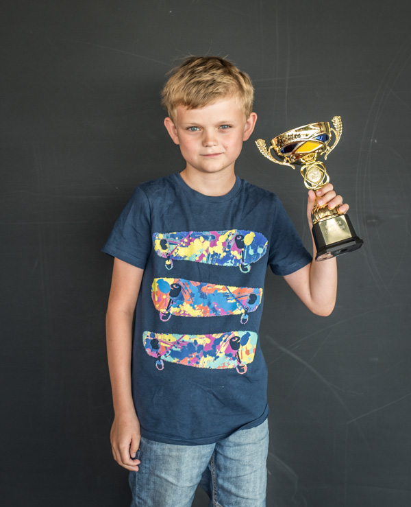 Hugo Wernberg vann Knatte-SM. (Foto: Lars OA Hedlund)
