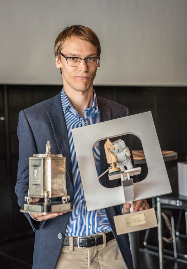 GM Erik Blomqvist avslutade med en seger och avslutade i stor stil SM 2016. (Foto: Lars OA Hedlund)