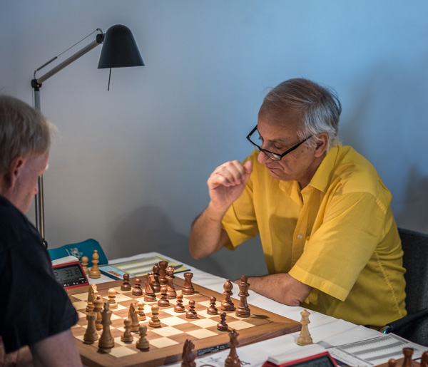 GM Juan Bellon knep Veteranpriset. (Foto: Lars OA Hedlund)