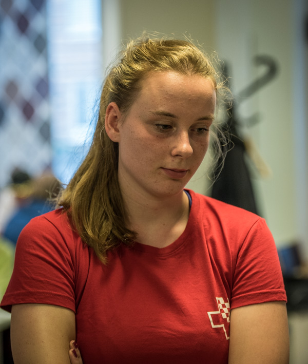 Sarah Hund, Schweiz är en av de kvinnliga deltagarna. (Foto: Lars OA Hedlund)