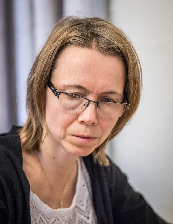 GM Pia Cramling leder Lidköping Open tillsammans med GM Lars Karlsson. (Foto: Lars OA Hedlund)