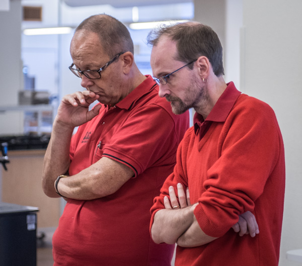 Helge Wademark och Patrick Fransson (Foto: Lars OA Hedlund)