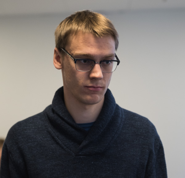 GM Erik Blomqvist spelade lysande schack och vann alla tre partierna. (Lars OA Hedlund)