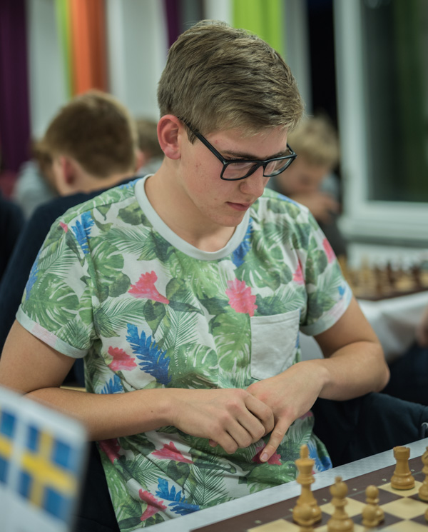 JSM-vinnaren Martin Jogstad är med sina 2298 den högst rankade svenske deltagaren. (Foto: Lars OA Hedlund)