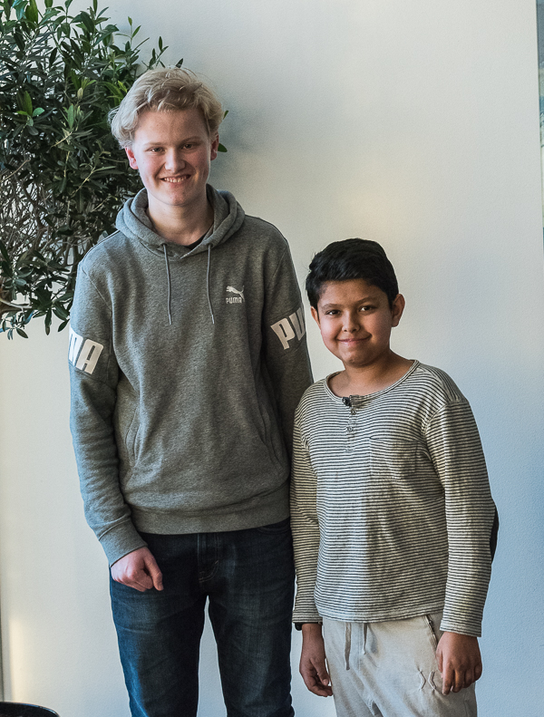 Erland Jäppinen och Akash MItra (Foto: Lars OA Hedlund)