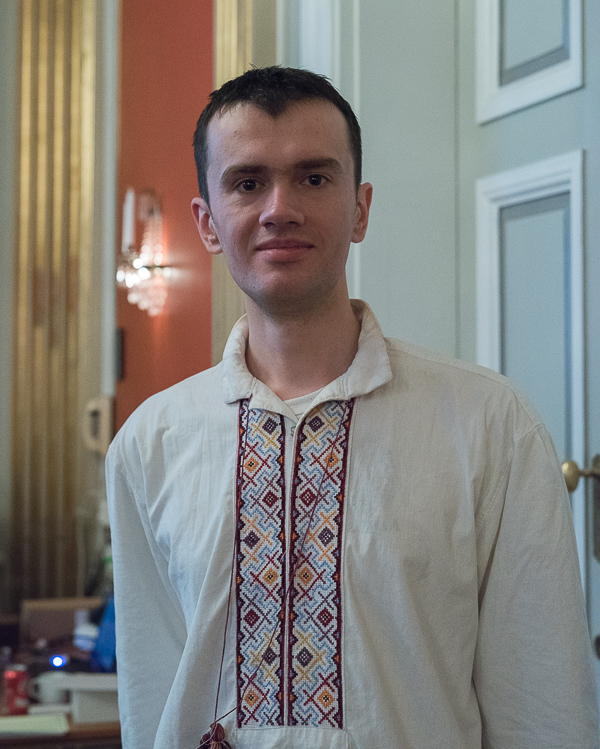IM Petro Golubka, Ukraina är en av dem tre som delar ledningen med 5.5 poäng. (Foto: Lars OA Hedlund)