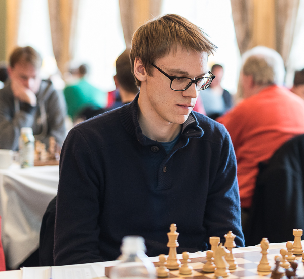 Förhandsfavoriten GM Erik Blomqvist placerade sig...(Foto: Lars OA Hedlund)