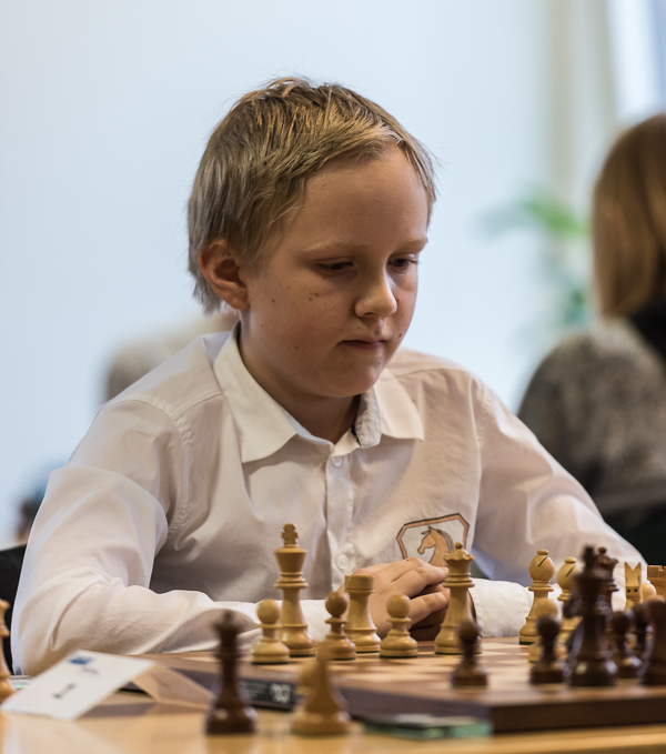 Adrian Söderström vann knatteklassen. (Foto: Lars OA Hedlund)