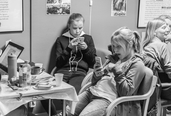 "Uppkopplade" (Foto: Lars OA Hedlund)