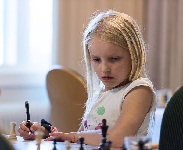Ella NIlsson, Trojanska Hästen är en av deltagarna i Harplinge Mini Open. (Foto: Lars OA Hedlund)