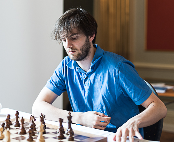 GM Nils Grandelius har 3 poäng. (Foto: Lars OA Hedlund)