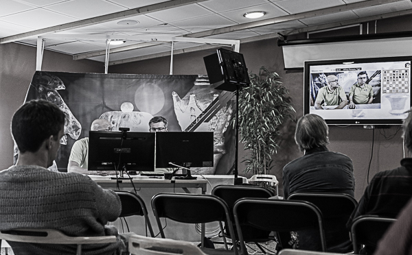 "Kommentatorsrummet" (Foto: Lars OA Hedlund)