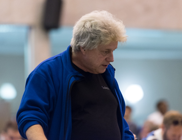 GM Lars Karlsson leder i Västerås efter sex ronder. (Foto: Lars OA Hedlund)