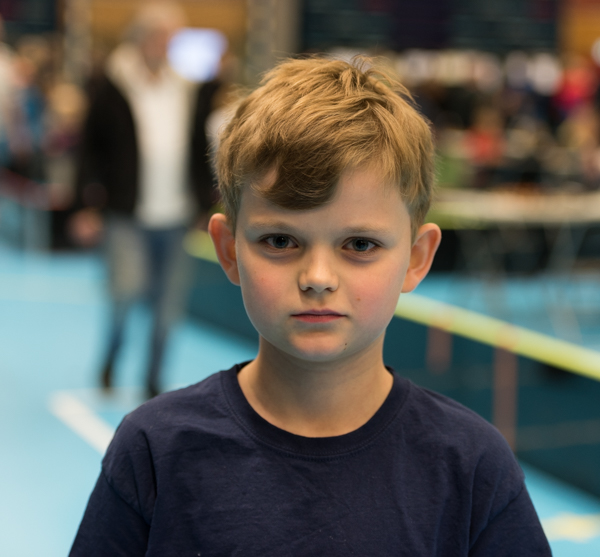 Hugo Wernberg vann F-gruppen. (Foto: Lars OA Hedlund)