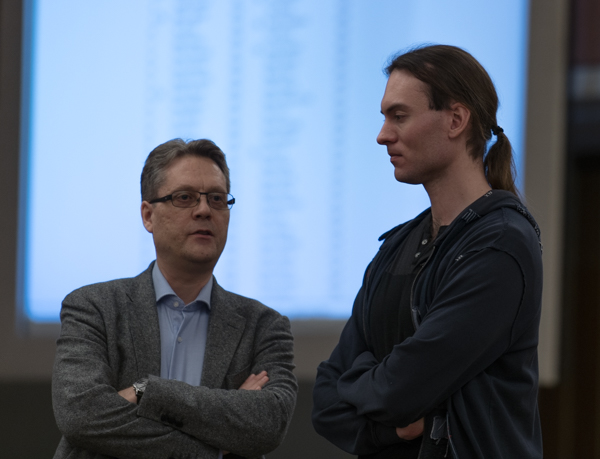 Lars Wållinder och Fredrika Andersson (Foto: Lars OA Hedlund)