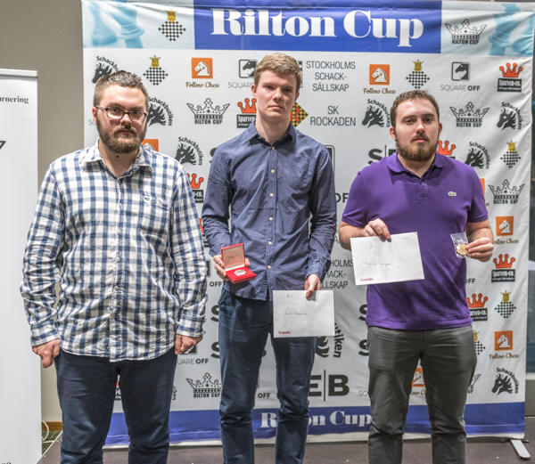Segrartrion i Rilton Cup 2017/18. (Foto: Lars OA Hedlund)