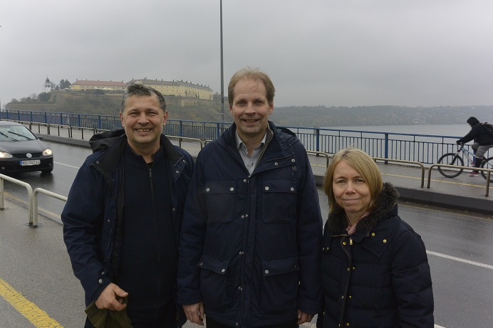 IM Robert Bator, IM Thomas Engqvist och GM Pia Cramling besökte det näraliggande slottet som låg beläget ett par kilometer från hotellet. (Foto: IM Jonas Barkhagen)