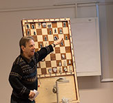 Ulf Andersson vid demobrädet. (Fotot är från ett annat tillfälle. Foto: Lars OA Hedlund)